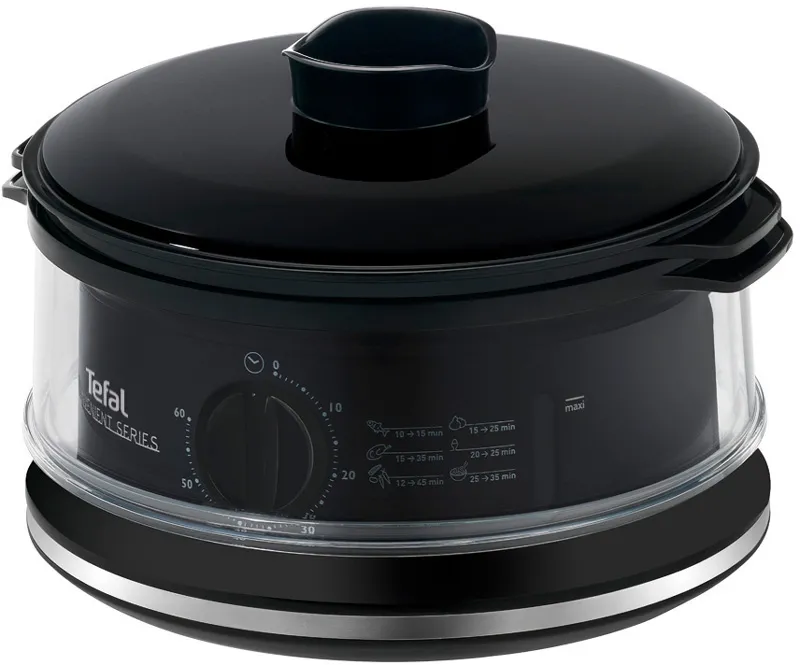 Aparat de gătit cu aburi Tefal Convenient, Negru