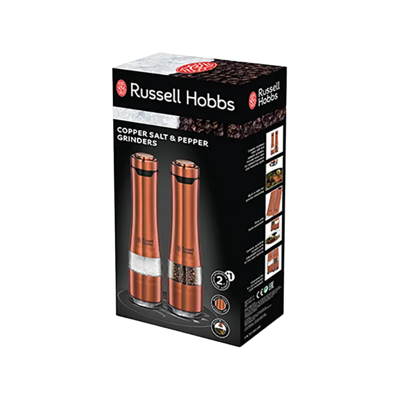 Измельчитель для соли и перца Russell Hobbs 28011-56, Бронзовый