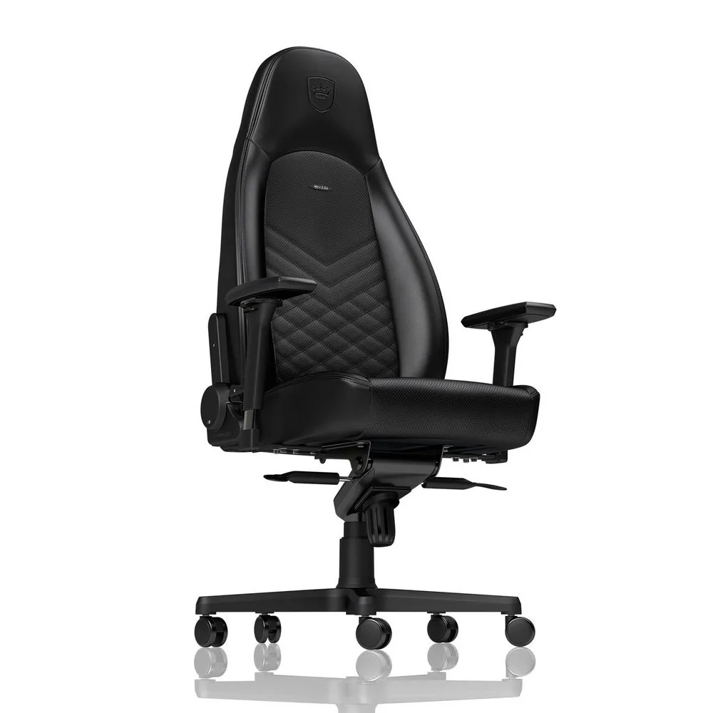 Scaun Gaming Noblechairs Icon, PU Piele, Negru
