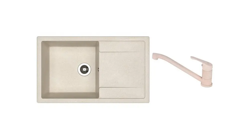 НАБОР мойка Dr Gans Techno 860 + SanDonna F 1066 бежевый