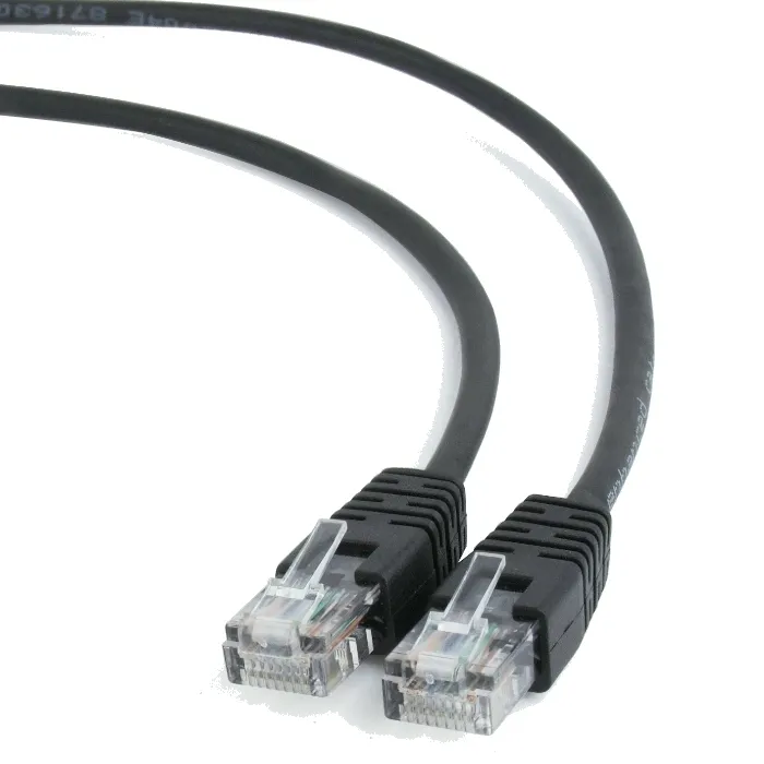 Patch cord Cablexpert PP12-3M/BK, CAT5e UTP, 3m, Negru