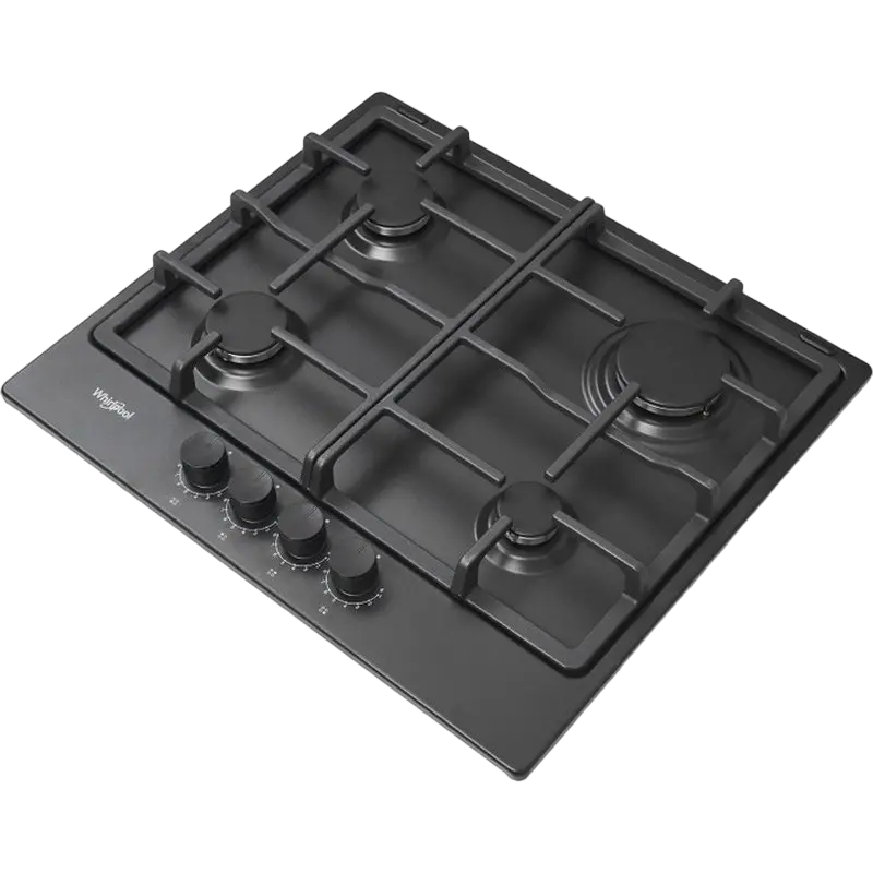 Plită pe gaz Whirlpool TGML 660 NB, Negru
