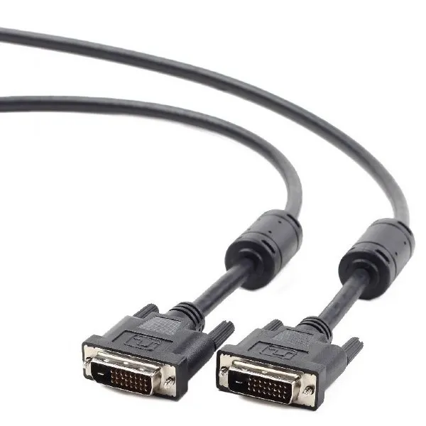 Cablu Video Cablexpert CC-DVI2-BK-6, DVI-D (M) - DVI-D (M), 1,8m, Negru