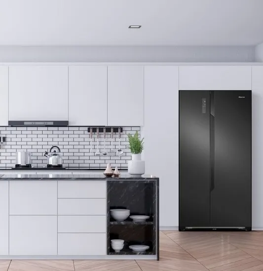 Frigider Hisense RS670N4GBE, Negru