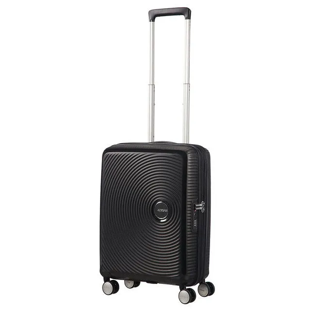 Valiza American Turister SOUNDBOX 4 roti 55/20 TSA EXP negru