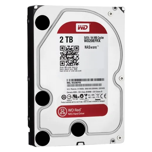 Жесткий диск Western Digital WD Red Plus, 3.5", 2 ТБ <WD20EFRX>