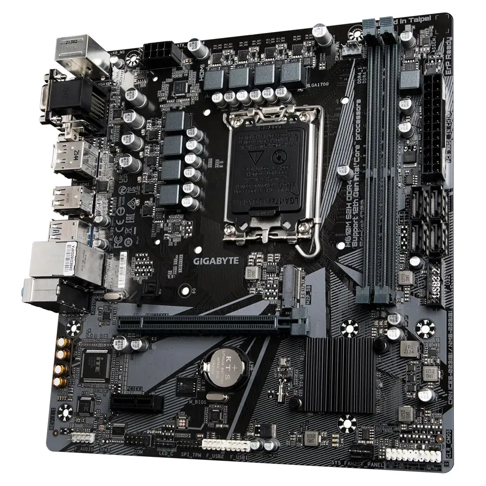 Placă de bază Gigabyte H610M S2H DDR4, LGA1700, Intel H610, Micro-ATX