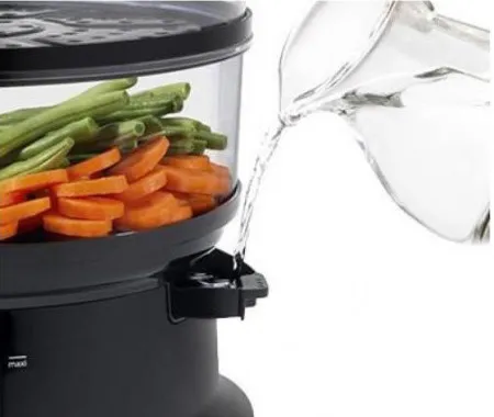 Aparat de gătit cu aburi Tefal Convenient, Negru