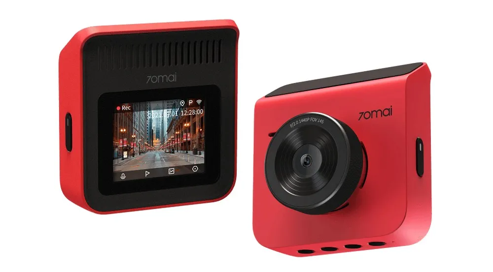 Cameră auto DVR 70mai Dash Cam A400, 2560 x 1440, Roșu
