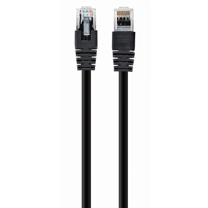 Patch cord Cablexpert PP12-3M/BK, CAT5e UTP, 3m, Negru