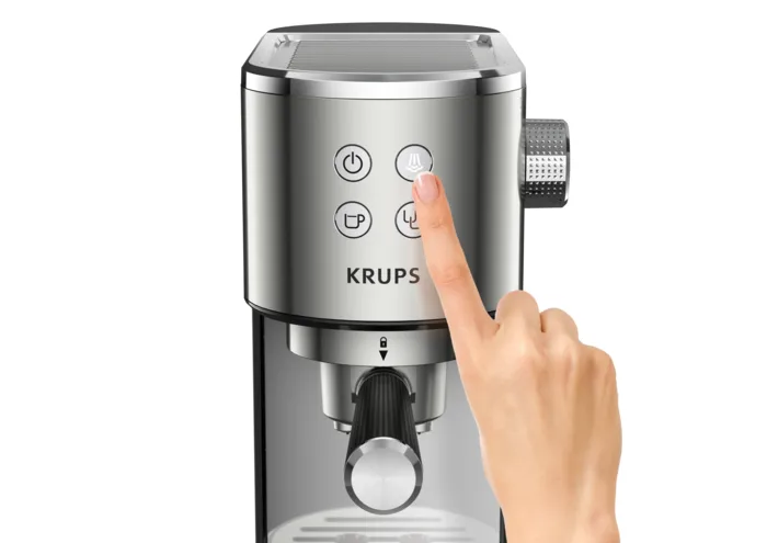 Espressor manual KRUPS XP442C11, 1400W, Argintiu