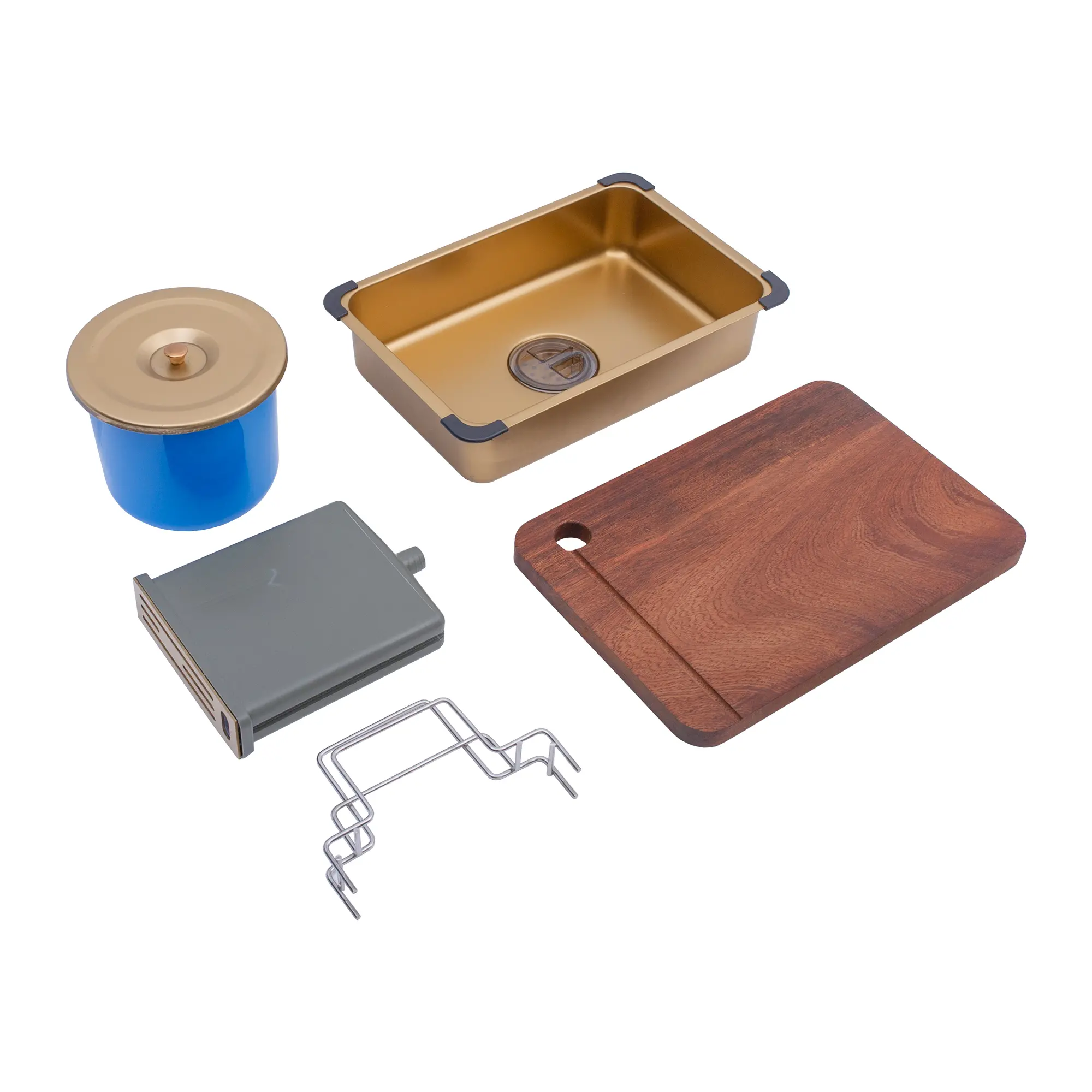 Chiuveta handmade SanDonna HD9245 (Auriu)