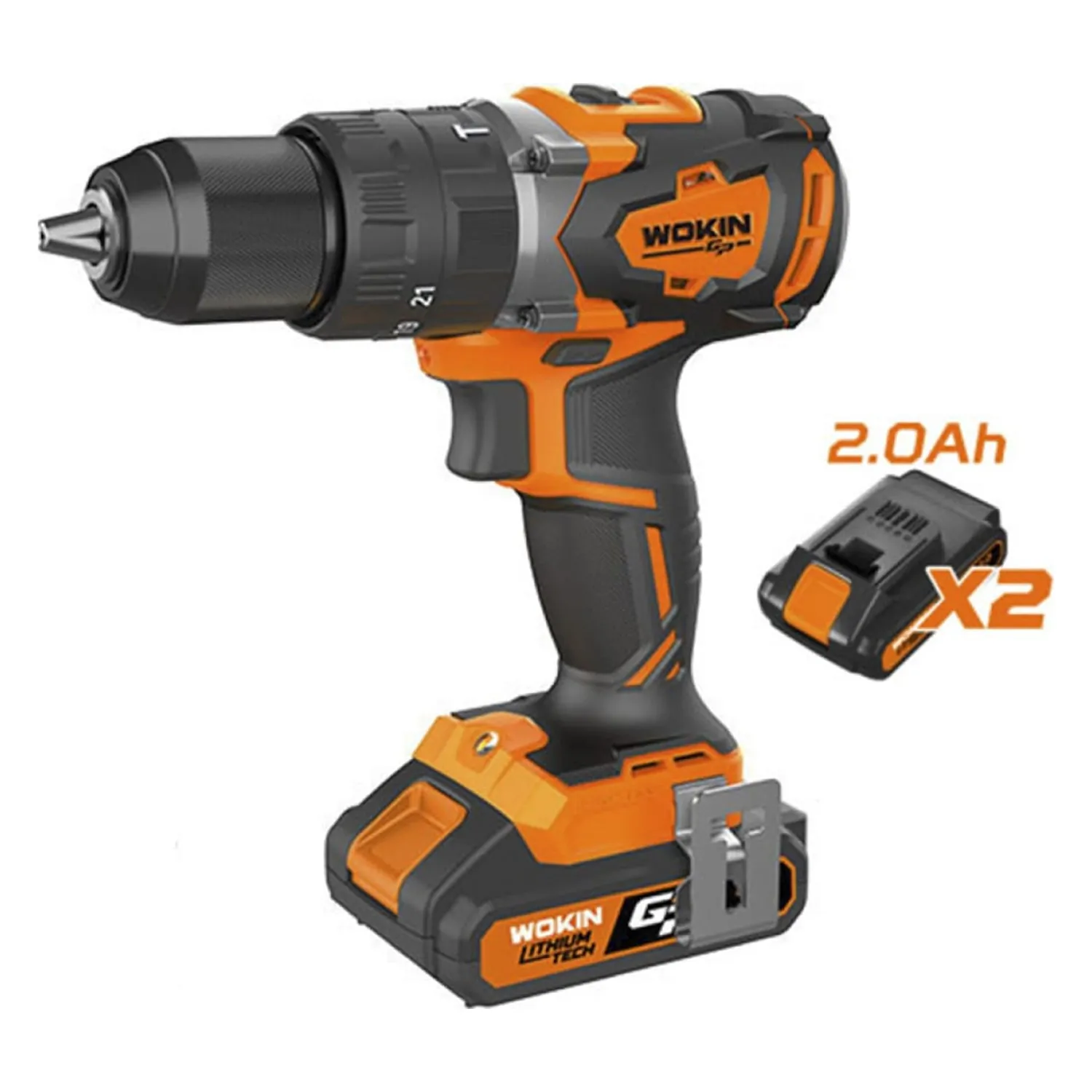 Masina de insurubat pe acumulator WOKIN 20V LI-ION