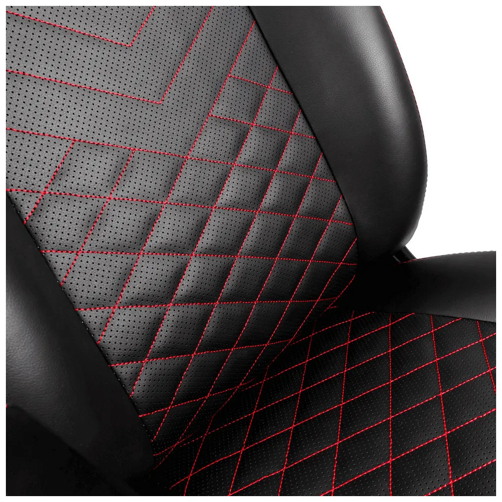 Scaun Gaming Noblechairs Icon, PU Piele, Negru/Rosu
