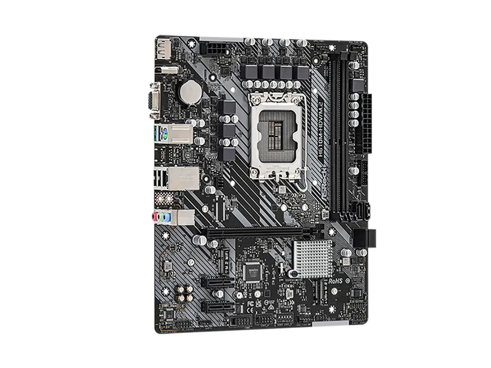 Материнская плата ASRock H610M-HDV/M.2, LGA1700, Intel H610, Micro-ATX