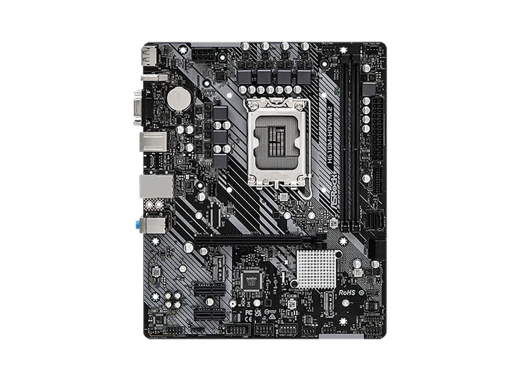 Материнская плата ASRock H610M-HDV/M.2, LGA1700, Intel H610, Micro-ATX