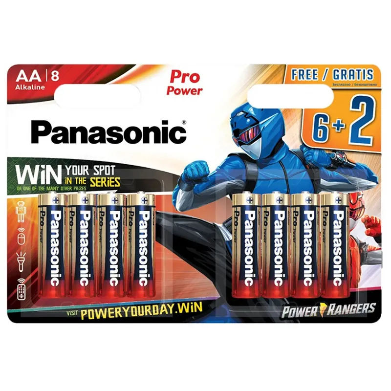 Baterii Panasonic LR6XEG, AA, 8buc.