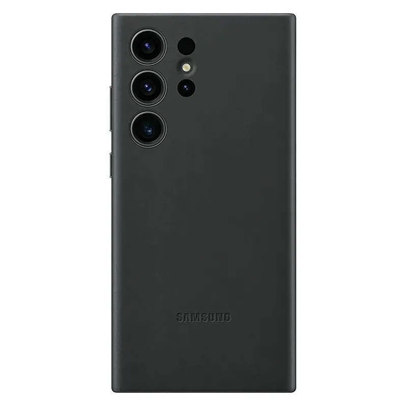 Husă Samsung Leather Cover for Galaxy S23 Ultra, Negru