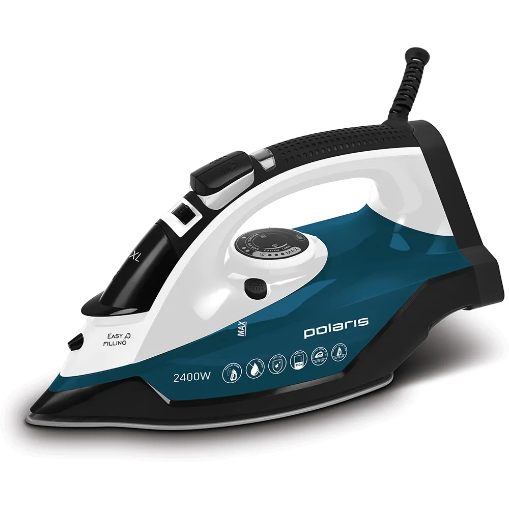 Fier de călcat Polaris PIR 2420AK, 2400 W, Turcoaz