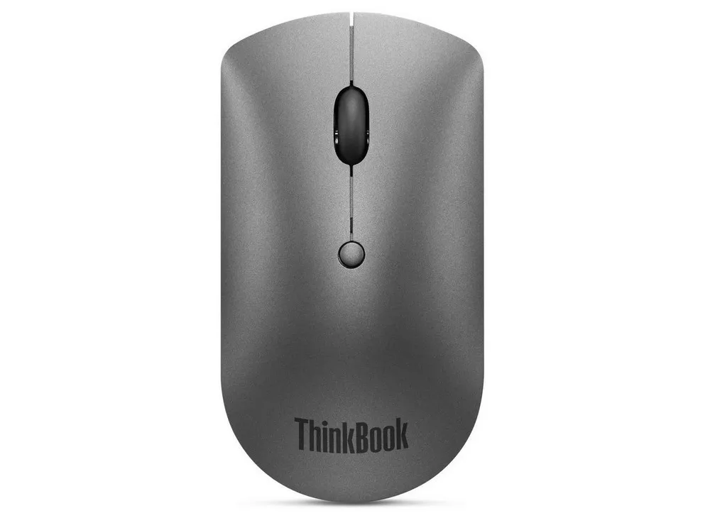 Беcпроводная мышь Lenovo ThinkBook Bluetooth Silent Mouse, Серый