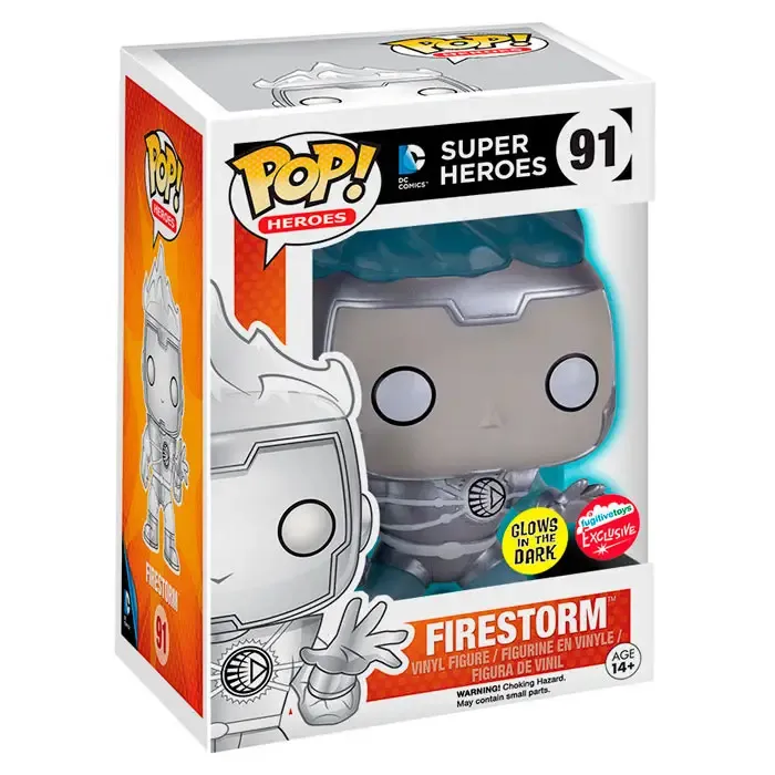 Figurine de vinil Funko POP! Firestorm White Lantern, Firestorm