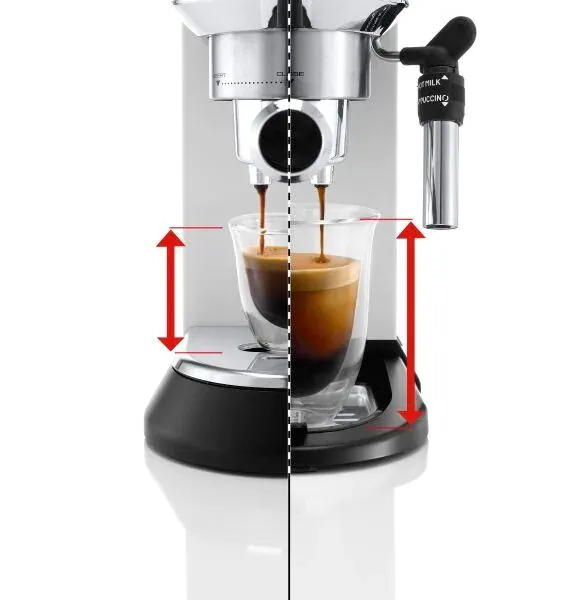 Espressor manual De'Longhi Dedica Pump Espresso, 1300W, Alb