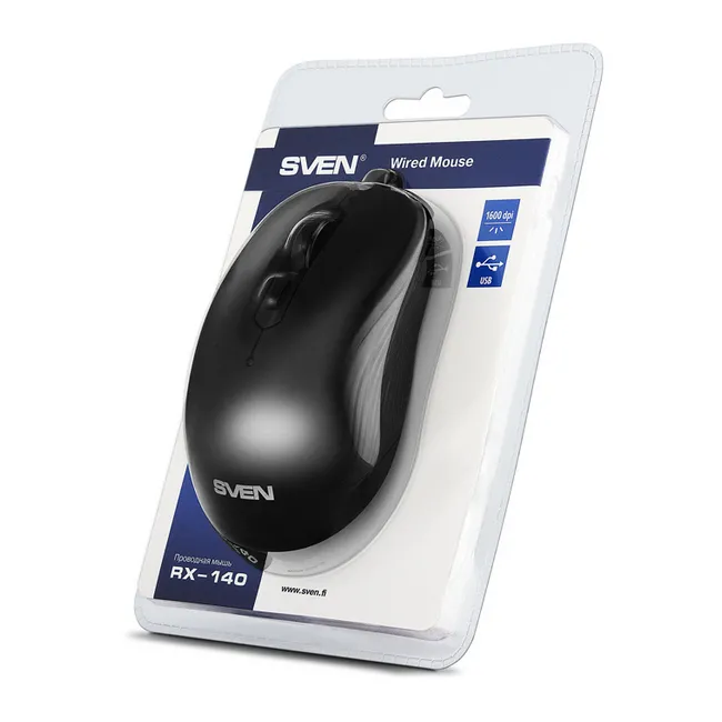 Mouse SVEN RX-140, Negru