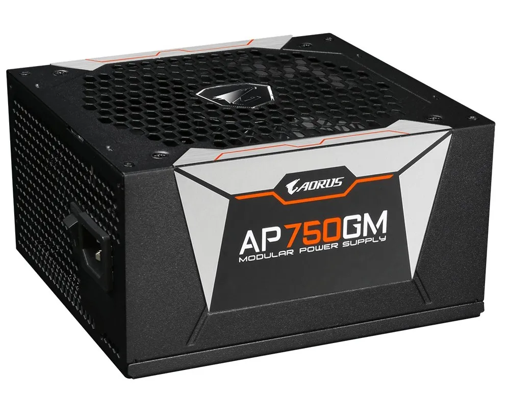 Блок питания для компьютеров Gigabyte GP-AP750GM, 750Вт, ATX, Полностью модульный