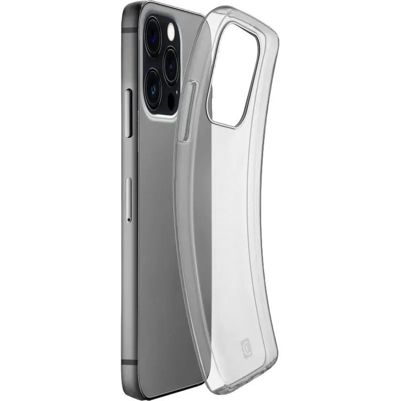 Husă Cellularline Fine - iPhone 13 Pro, Transparent