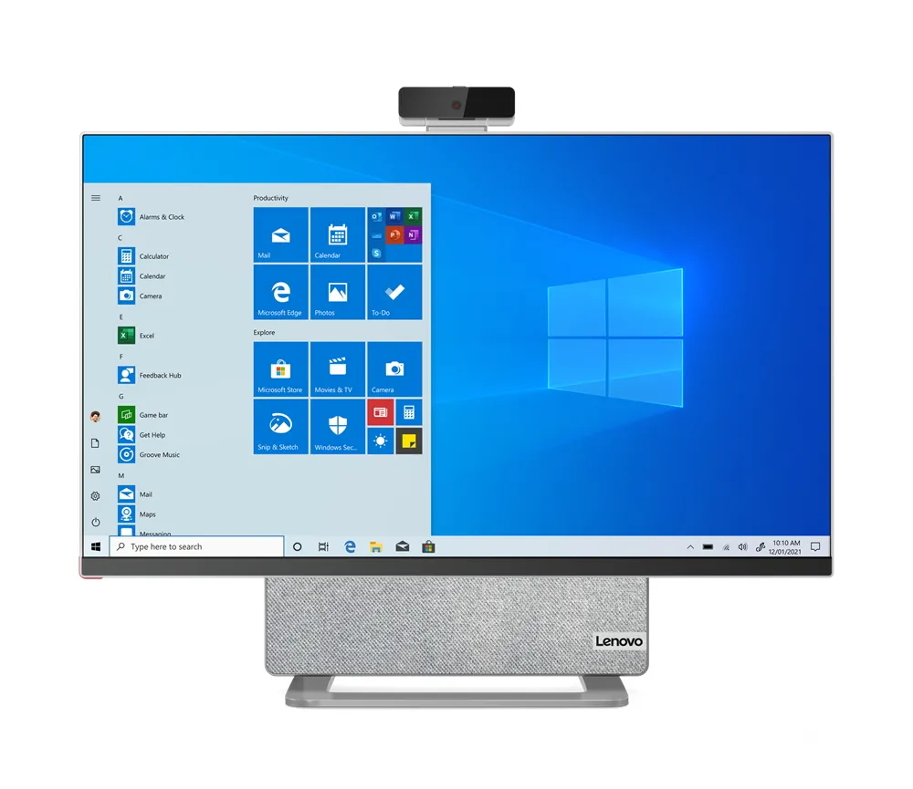 Моноблок Lenovo YOGA AIO 7 27ACH6, 27", AMD Ryzen 7 5800H, 32Гб/1000Гб, Без ОС, Серебристый