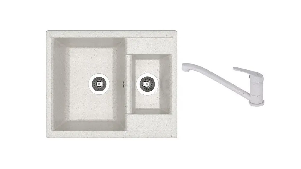 НАБОР мойка Dr Gans Astra 620K + SanDonna F 1066 серый