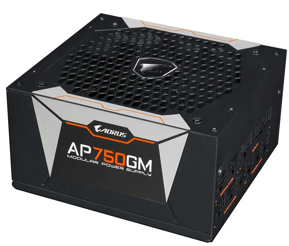 Блок питания для компьютеров Gigabyte GP-AP750GM, 750Вт, ATX, Полностью модульный