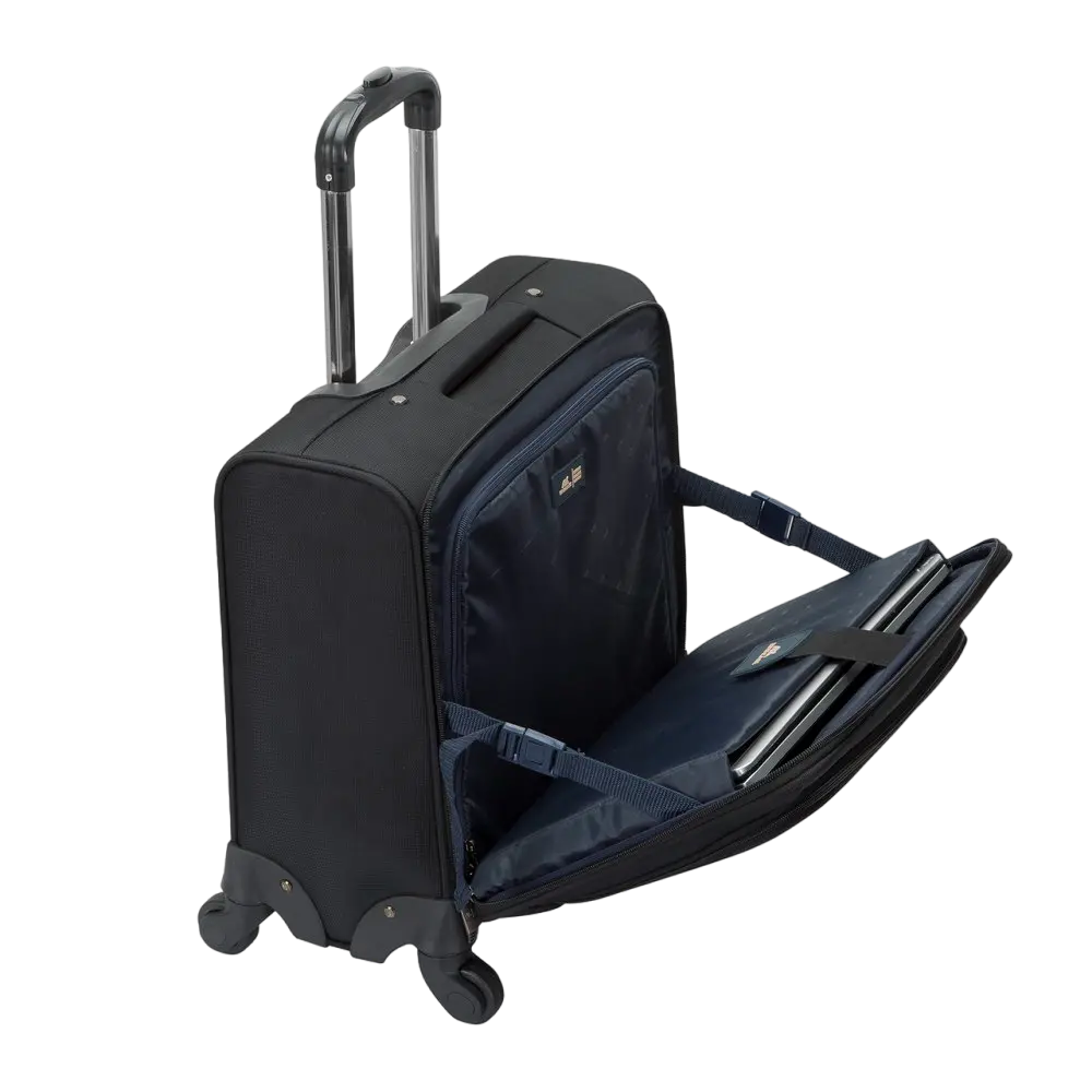 Чемодан для багажа RivaCase Tegel, 25л, Чёрный