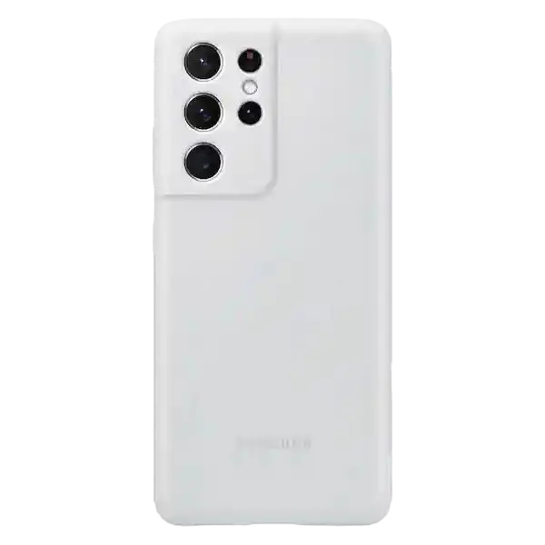 Husă Samsung Silicone Cover for Galaxy S21 Ultra, Gri