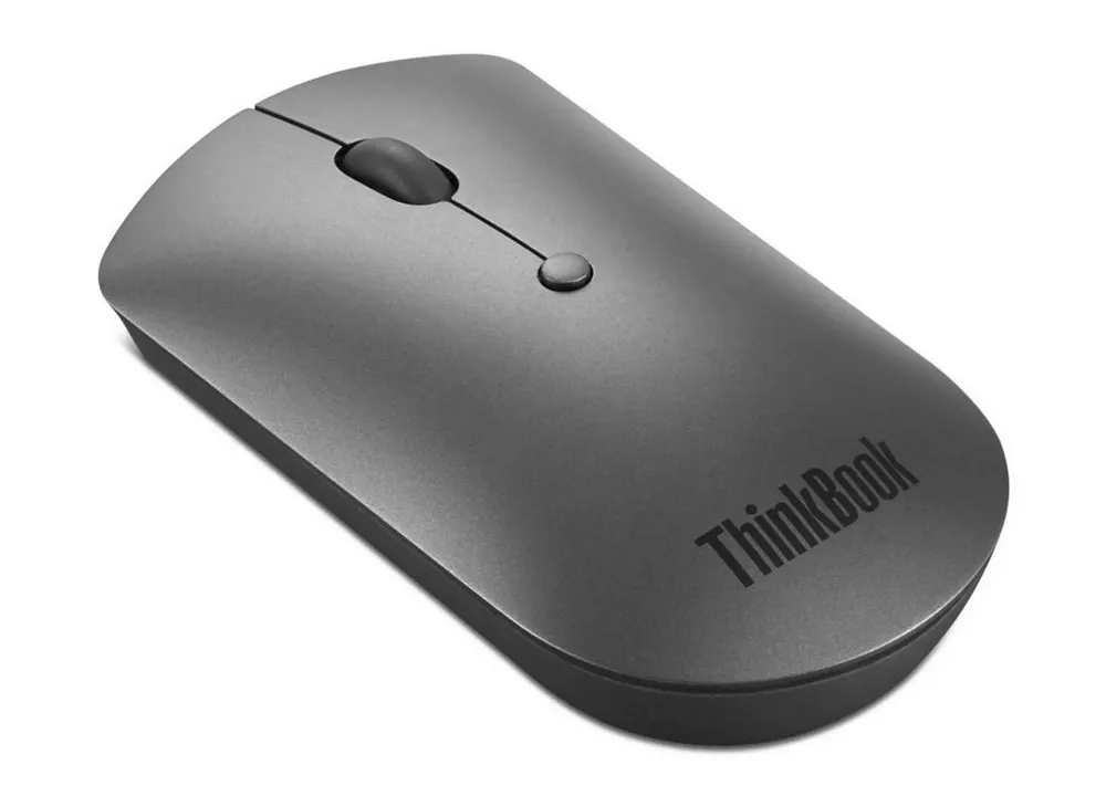 Беcпроводная мышь Lenovo ThinkBook Bluetooth Silent Mouse, Серый