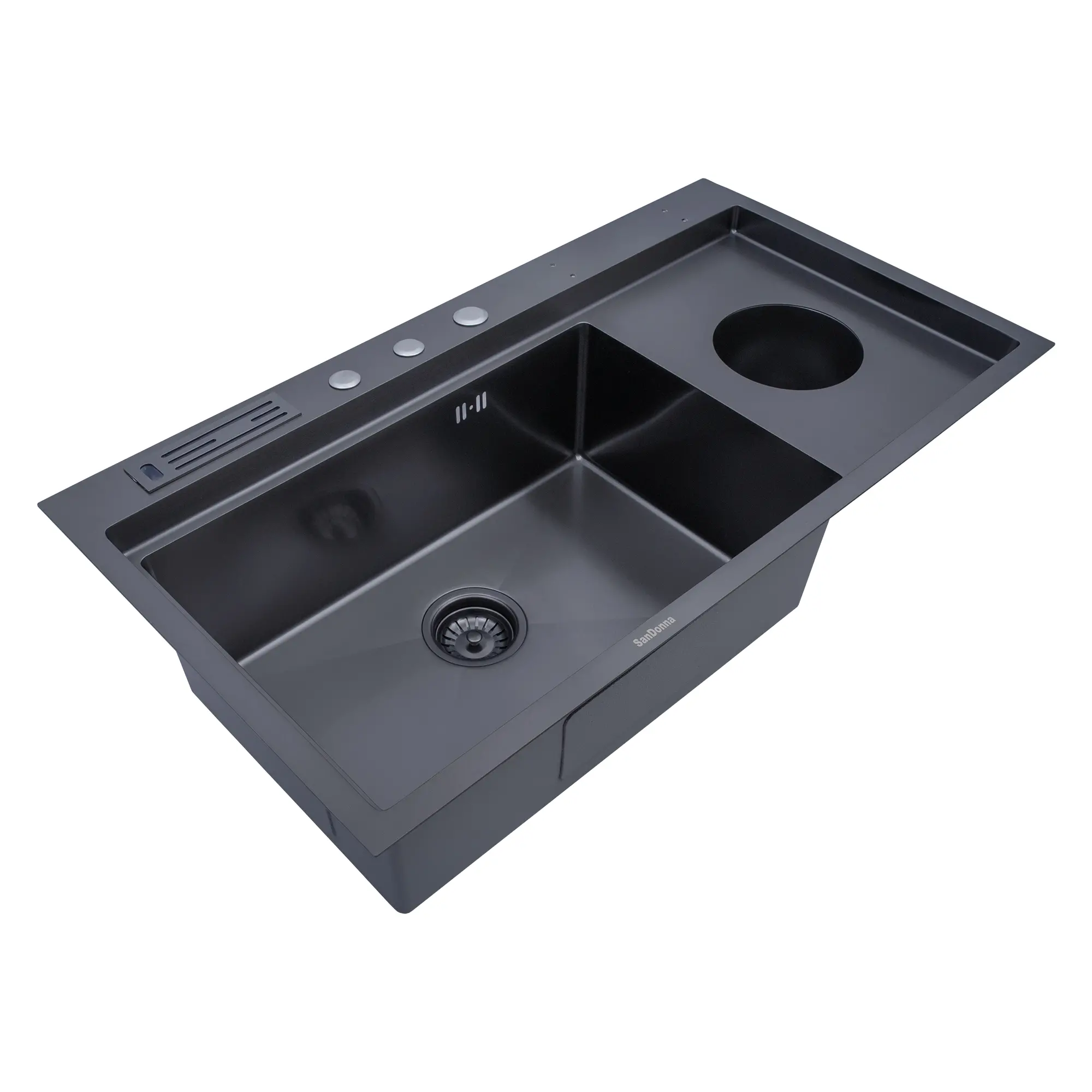 Chiuveta handmade SanDonna HD9250 (Negru)