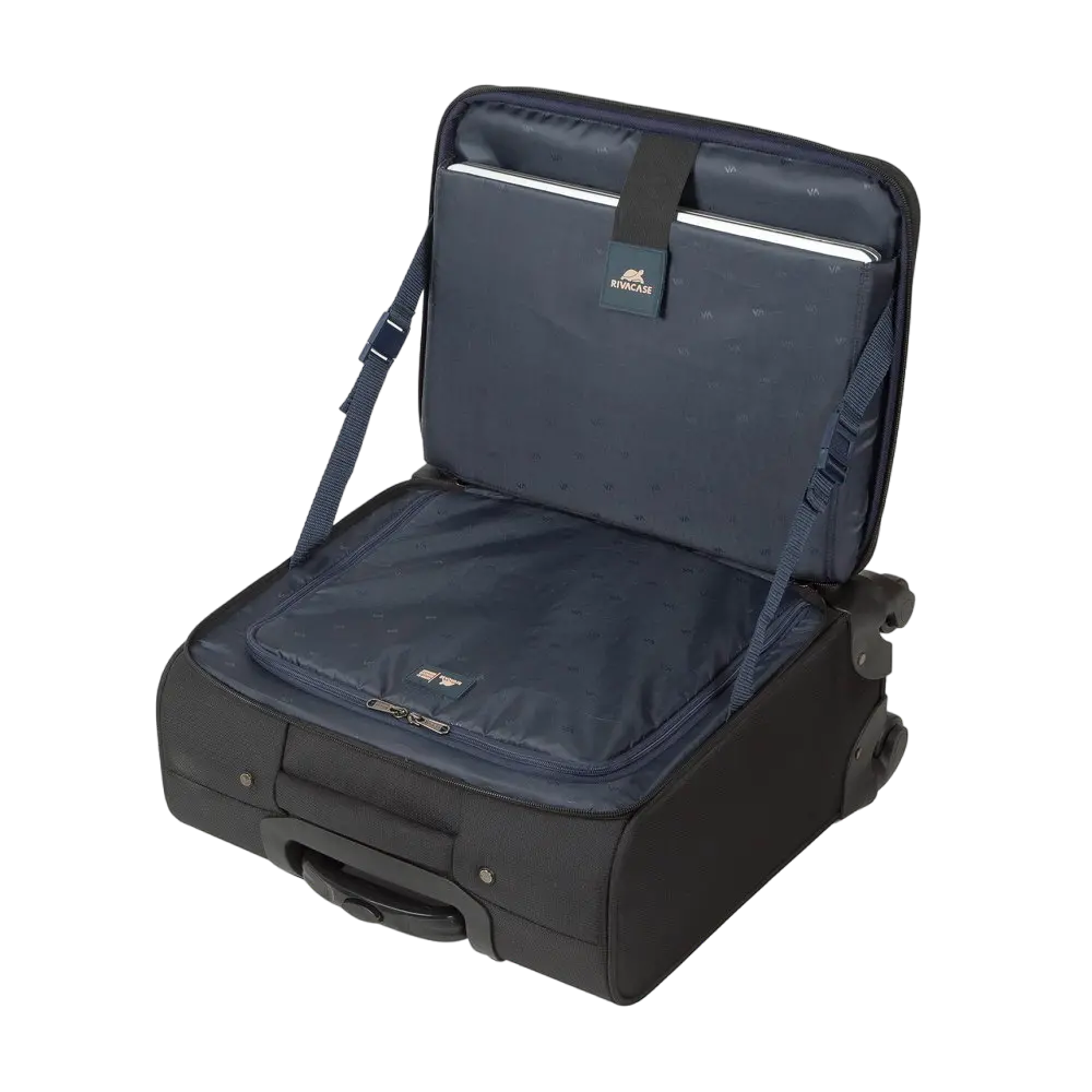Чемодан для багажа RivaCase Tegel, 25л, Чёрный