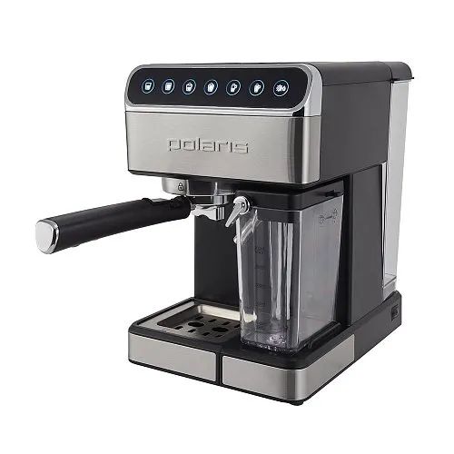 Espressor manual Polaris PCM 1535E Adore Cappuccino, 1400 W, Argintiu