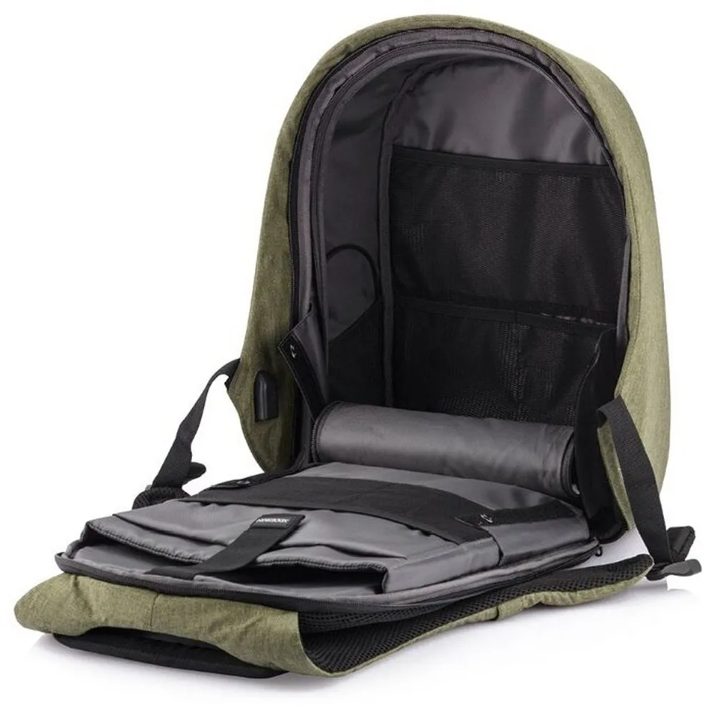 Rucsac pentru Laptop Bobby Hero Small, 13.3", Piele artificială, Negru