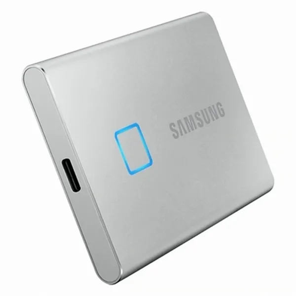 Внешний портативный SSD-накопитель Samsung Portable SSD T7 Touch,  1 TB, White (MU-PC1T0S/WW)
