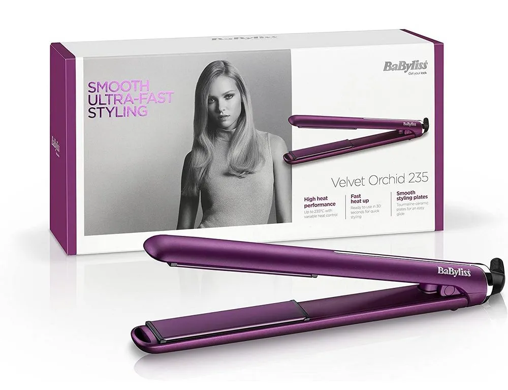 Выпрямитель для волос BaByliss Velvet Orchid 2513PE, Фиолетовый