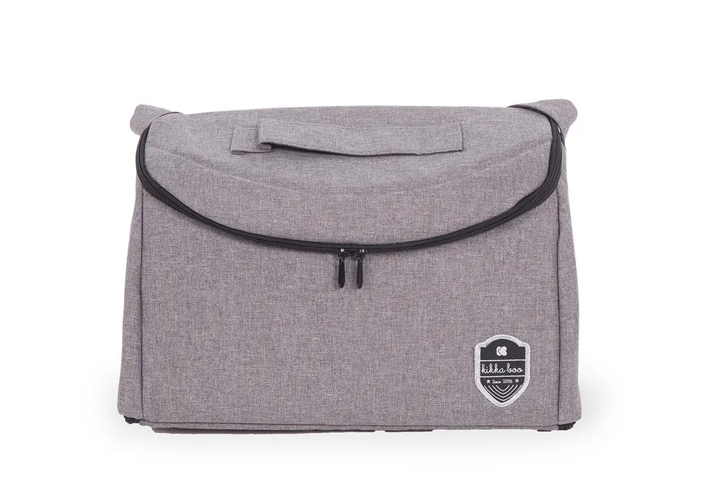 Stroller Kikka Boo 3 in 1 Vicenza Luxury, Grey silver frame