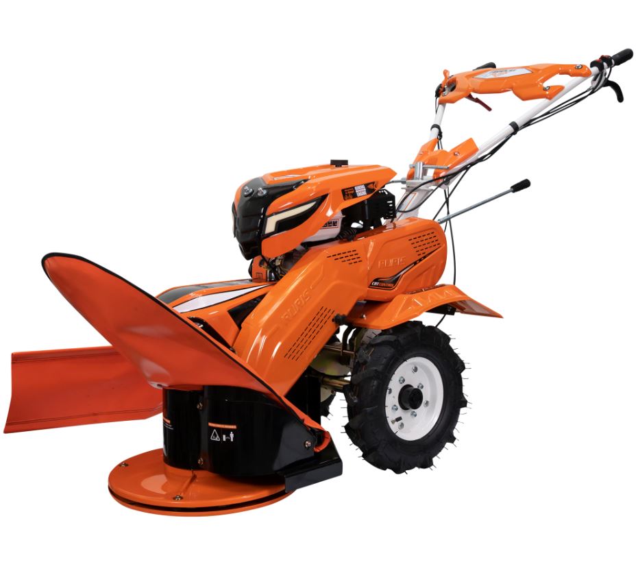 Utilaj multifunctional RURIS 7800CRT + roti cauciuc 4.00-8 + sistem de cosit CRT 570