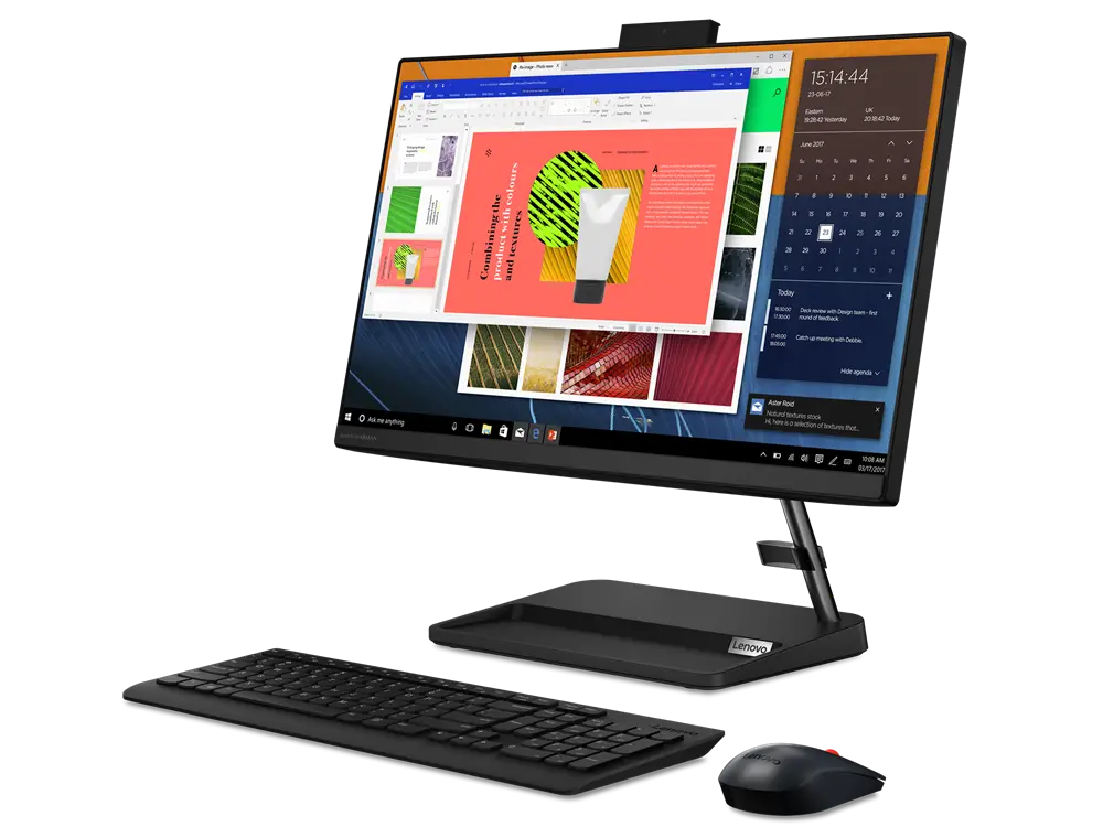 Моноблок Lenovo IdeaCentre 3 22ITL6, 21,5", Intel Pentium Gold 7505, 4Гб/256Гб, Без ОС, Чёрный