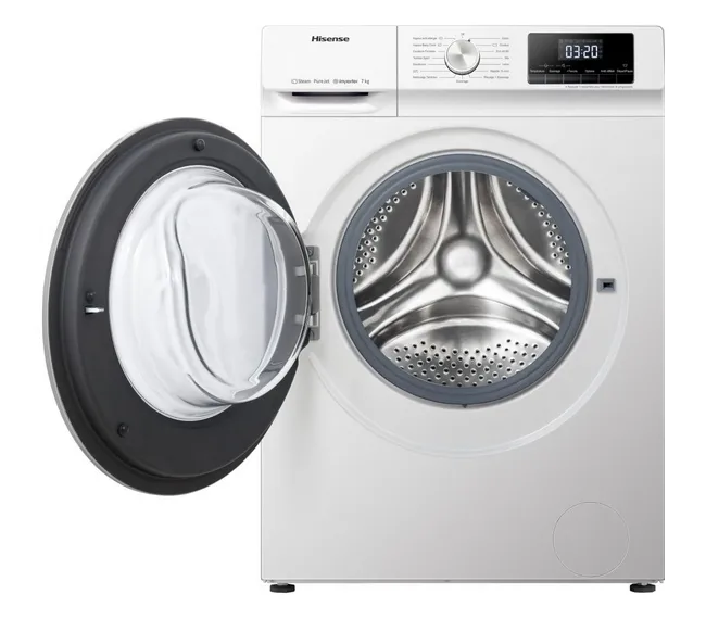 Mașină de spălat Hisense WFQY7014EVJM, 7kg, Alb