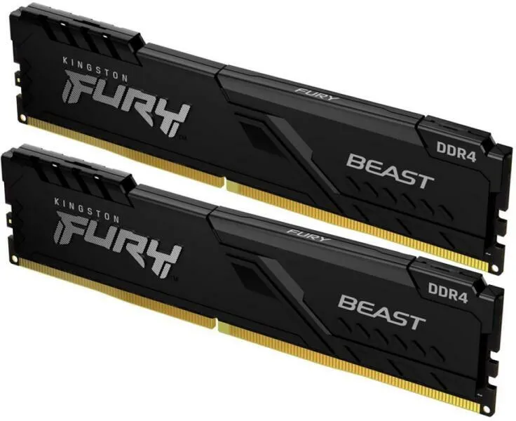 Оперативная память Kingston FURY Beast, DDR4 SDRAM, 3600 МГц, 32Гб, KF436C18BBK2/32