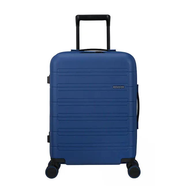 Valiza American Turister NOVASTREAM pe 4 roti 55/20 TSA EXP smart albastru inchis