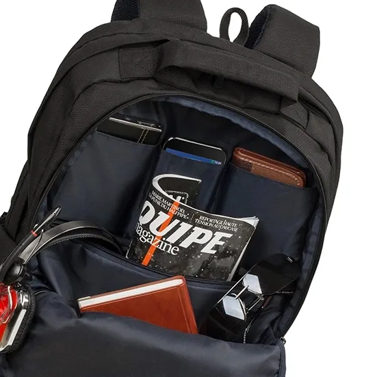 Rucsac pentru Laptop RivaCase Tegel, 17.3", Polyester, Negru