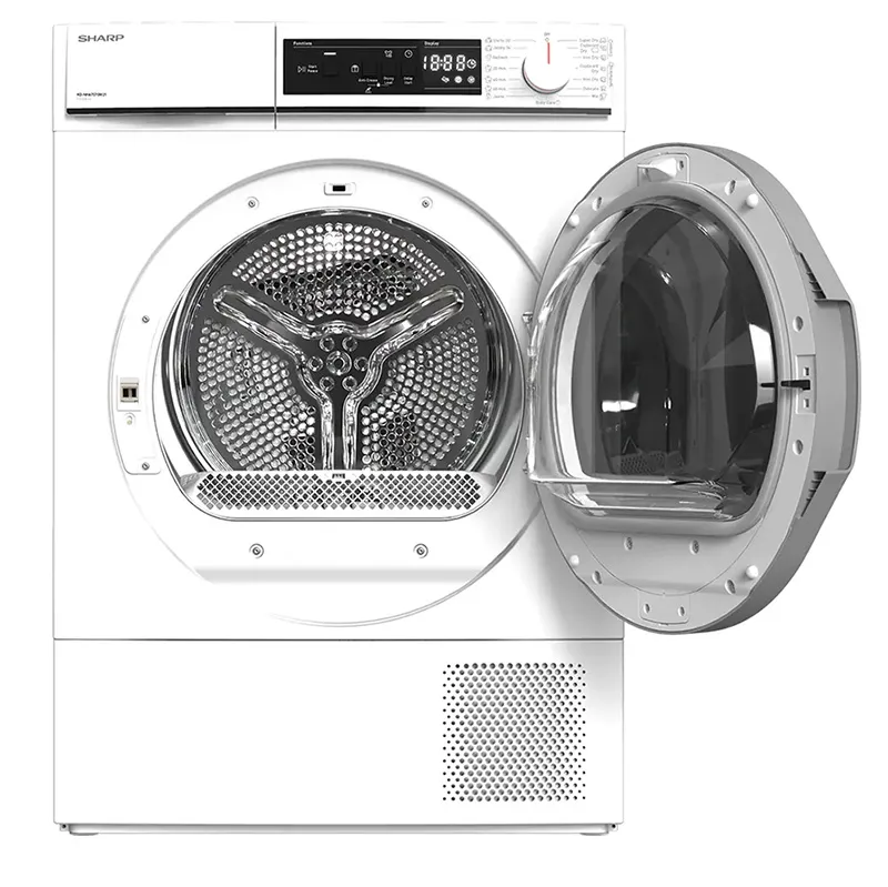 Uscător de rufe Sharp KDNHA7S7GW21EE, 7kg, Alb