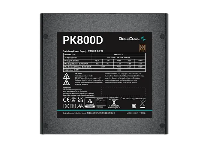 Sursă Alimentare PC Deepcool PK800D, 800W, ATX